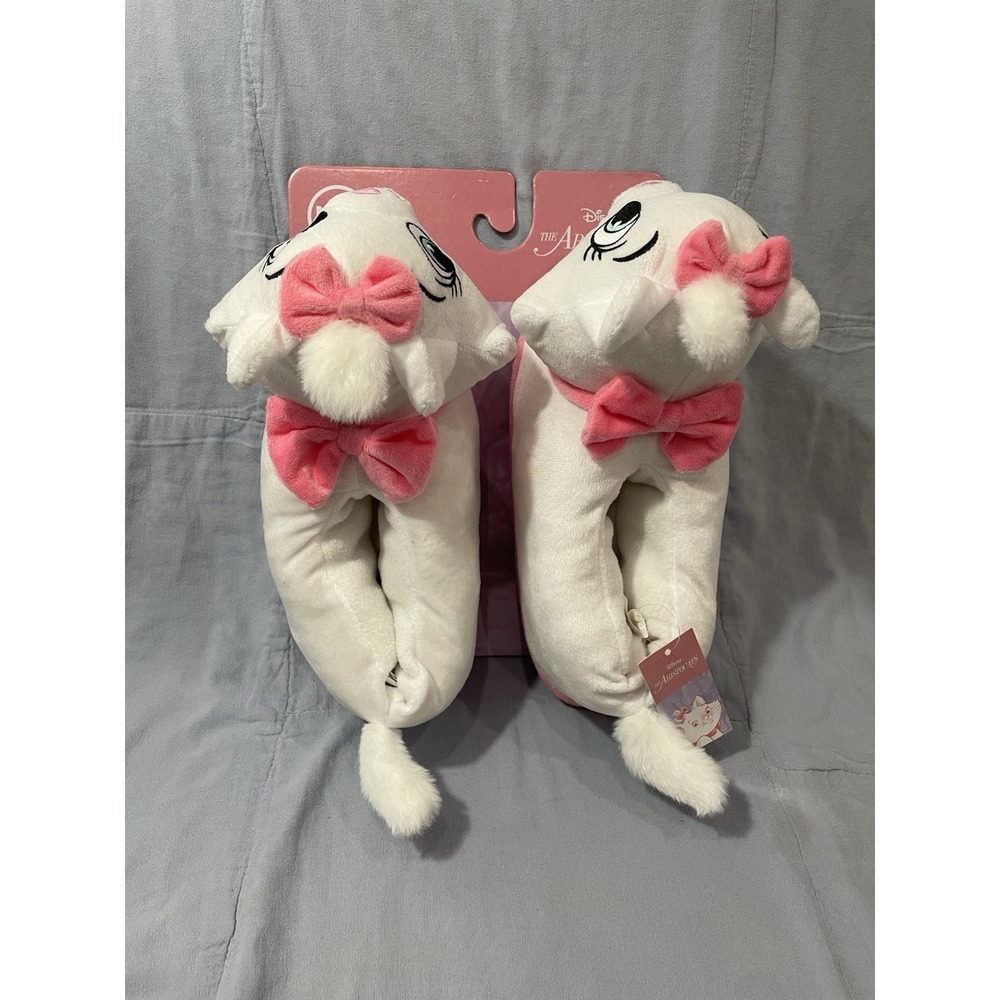 NEW Walt Disney - The Aristocats - Marie - 3D Full Foot Slippers Women Size M